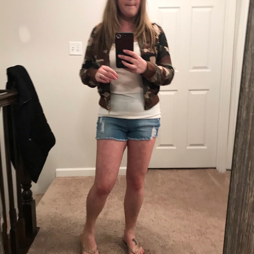 Camo Bomber Jacket